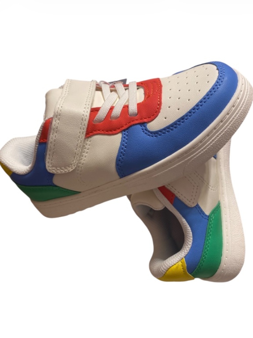 Cat & Jack Jaid Hook & Loop Closure Court Sneakers Multicolor Unisex NWT Size 12